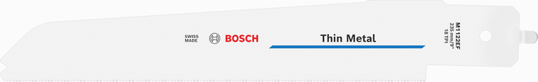 شفرة منشار Bosch M1122EF لقطع المعادن الرقيقة بتقنية BIM.