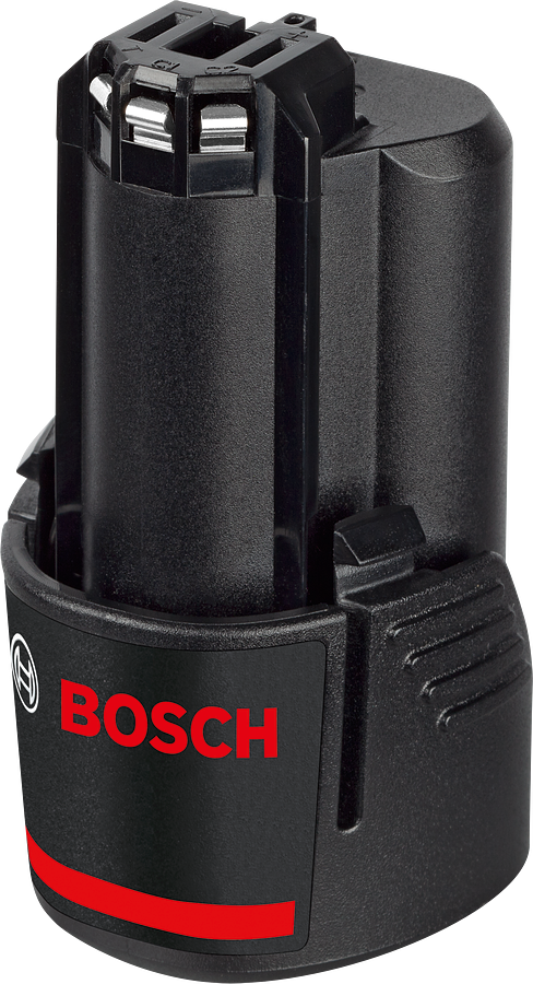 Bosch 10.8V lithium-ion battery pack.