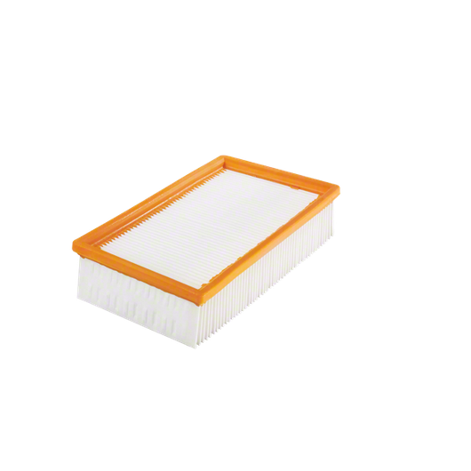 Bosch rectangular pleated flat filter for dust extraction.