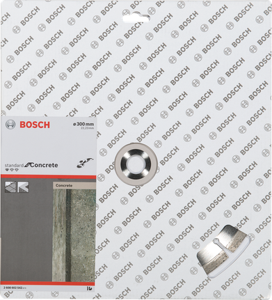 Bosch concrete diamond cutting disc.
