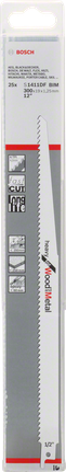 Bosch reciprocating saw blade 12″ metal.