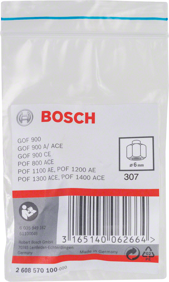 Bosch 6 mm collet.