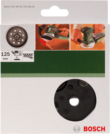 Bosch 125 mm sanding plate accessory.