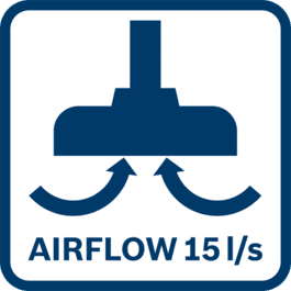 Airflow 15 l/s 