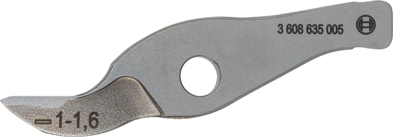 Bosch straight blade accessory for precise cutting.