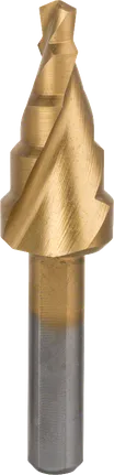 Bosch HSS-TiN step drill bit 4-12mm for metal drilling.