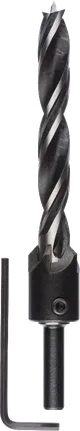 Bosch wood drill bit with countersink 12mm diameter.