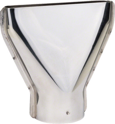 Bosch flat jet nozzle 75 mm for wide airflow.