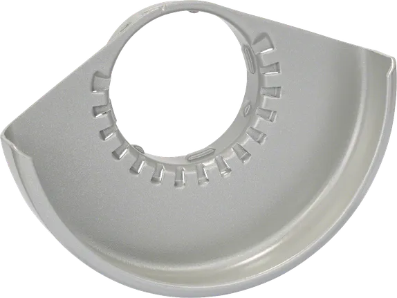 Bosch protective guard without cover, 115 mm diameter.