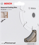 Bosch diamond cutting disc 125 mm universal.