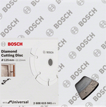 Bosch diamond cutting disc 125 mm Universal.