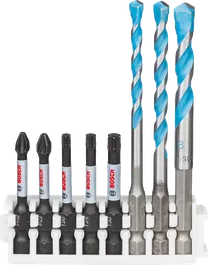 Pick and Click MultiConstruction Drill and Impact Control Screwdriver Bit Pack