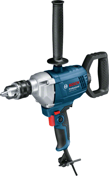 Bosch GBM 1600 RE drill with 850 W input power.