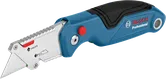 Bosch folding utility knife with ergonomic grip.