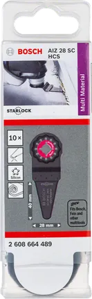 Bosch RB 10PCS AIZ 28 SC HCS cutting blade set.