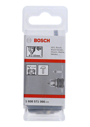 Bosch keyed chuck 3/8″ 1–10 mm.