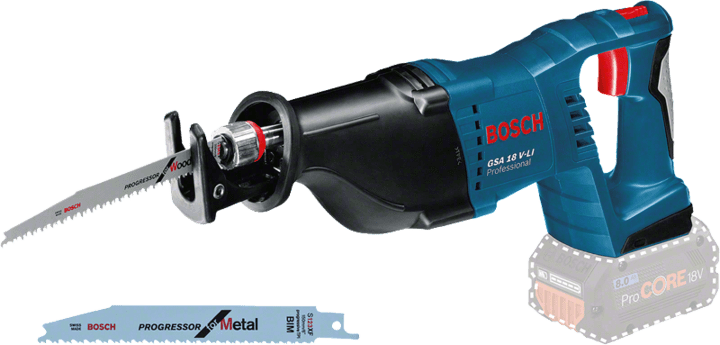 Scie sauteuse Bosch Professional GSA 18V-LI + 2 batteries 4,0AH, livr