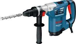 Bosch GBH 4-32 DFR rotary hammer drill with side handle.