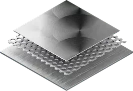 Stainless steel sheets.