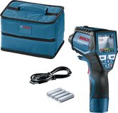 Bosch GIS 1000 C thermal detector with case and accessories.