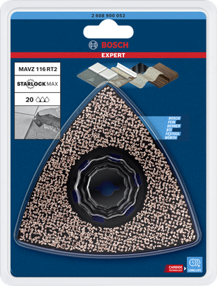 Bosch Expert MAVZ 116 RT2 sanding plate 116 mm.