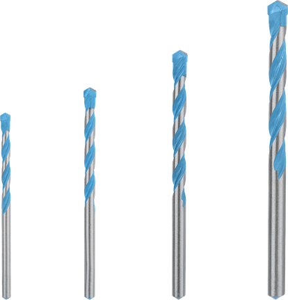 Bosch EXPERT MultiConstruction CYL-9 drill bit set 4-piece.