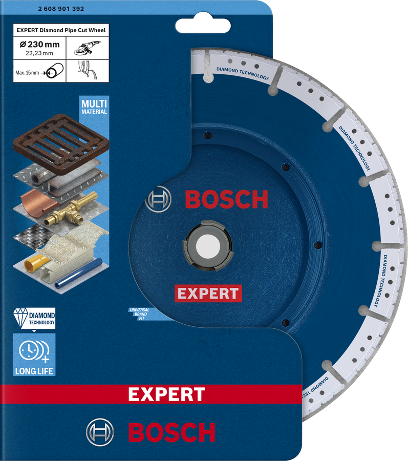 EXPERT Diamond Pipe Cut Wheel