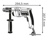 Bosch GBM 13 HRE Drill dimensions drawing