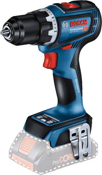 Bosch GSR 18V-90 C cordless drill driver.