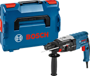 Bosch GBH 2-28 rotary hammer drill with carrying case.