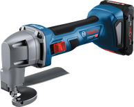 Bosch GSC 18V-16 cordless metal shear tool.