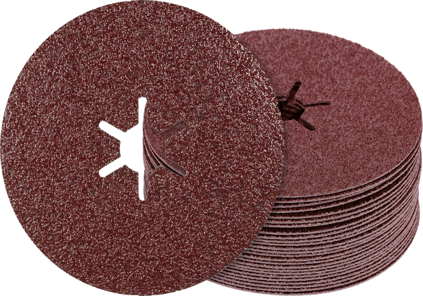 Bosch PRO U fiber sanding discs, stack of abrasives.