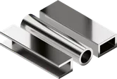 Stainless steel pipes and profiles.