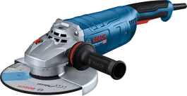Bosch GWS 27-230 angle grinder with ergonomic handle.