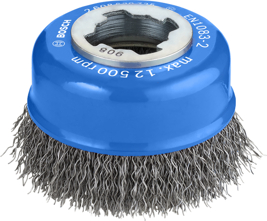 Bosch PRO Metal clean X-Lock Cup Brush, 75mm wire.