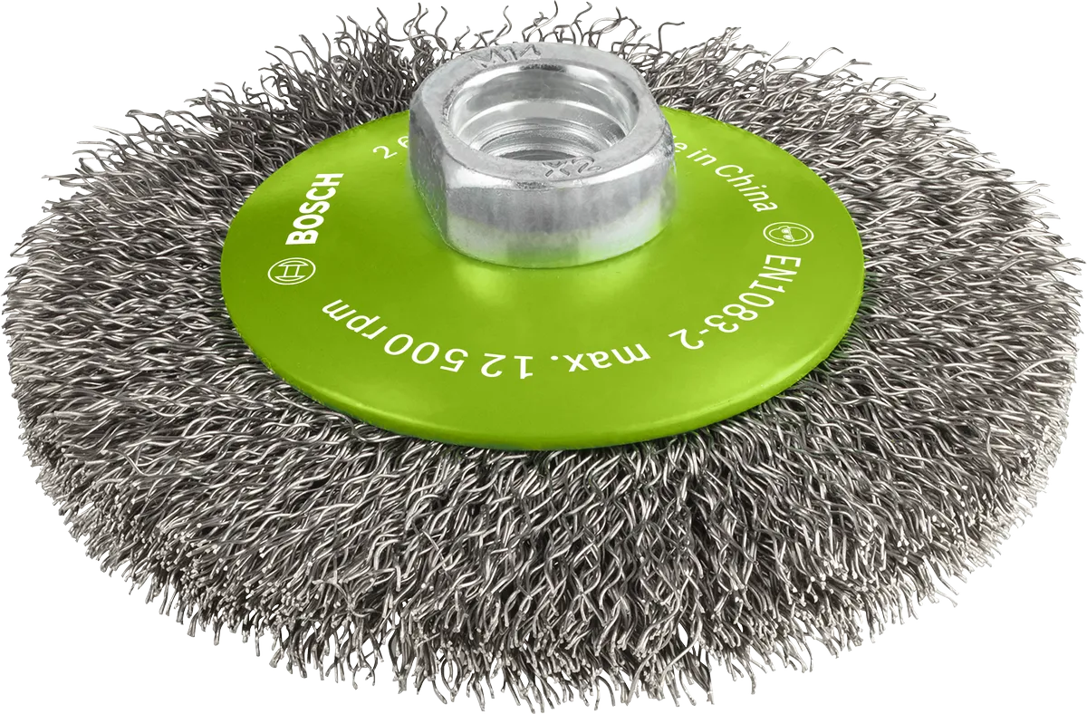 Bosch PRO Stainless Steel clean Bevel Brush, 100 mm.