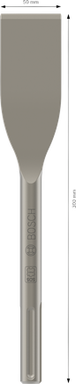 Bosch PRO SDS max-5C Tile Chisel, 50 mm cutting edge.