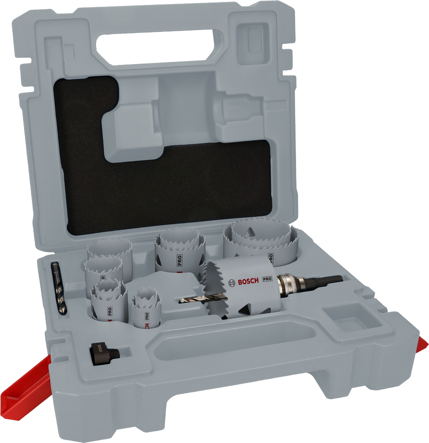 Bosch PRO Multi Material Hole Saw Q-Lock Arbor Set, 15 pcs.