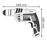 Bosch GBM 10 RE Drill dimensions drawing