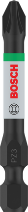 Bosch PRO Pozidriv Impact Bit PZ3 55 mm screwdriver bit.