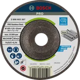 Bosch PRO stainless steel grinding disc 100 x 6 x 16 mm.