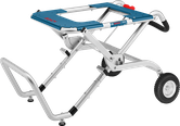 Bosch GTA 60 W, mobile saw stand with wheels.