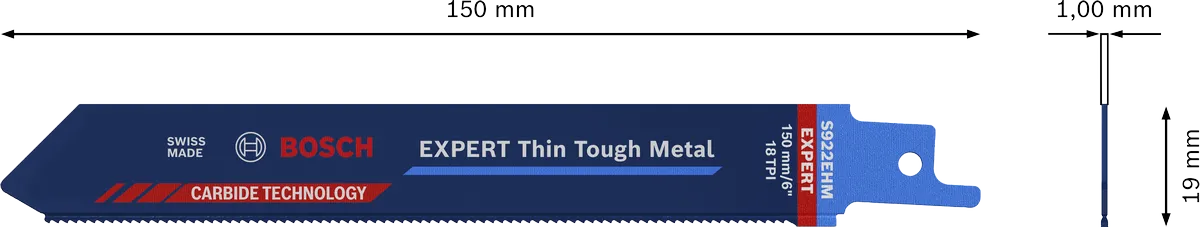EXPERT Thin Tough Metal S922EHM