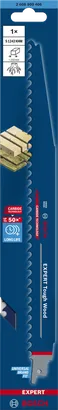 Bosch EXPERT Tough Wood S 1242 KHM reciprocating saw blade.