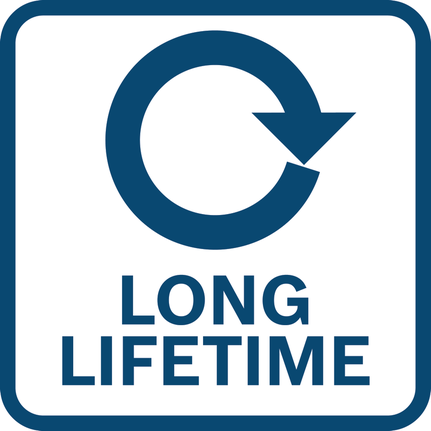 Long lifetime.