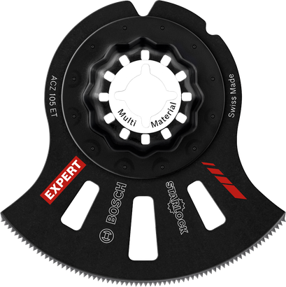 Bosch EXPERT ACZ 105 ET Multi Material segment saw blade.