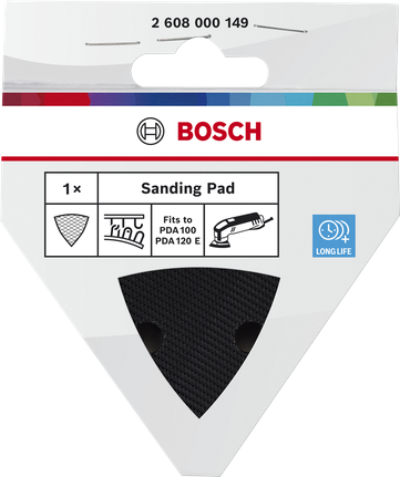 Bosch sanding plate for PDA 100 and PDA 120 E.