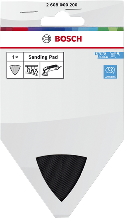 Bosch sanding plate longlife accessory.
