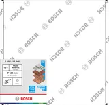 Bosch Multi Material turbo Diamond Cutting Disc 125 mm pack.