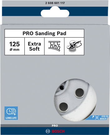 Bosch PRO Sanding Pad extra-soft 125 mm.